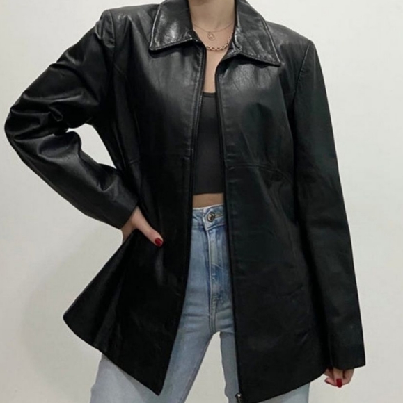 Jacqueline Ferrar Jackets & Blazers - Jacqueline Ferrar 100% Leather Jacket
